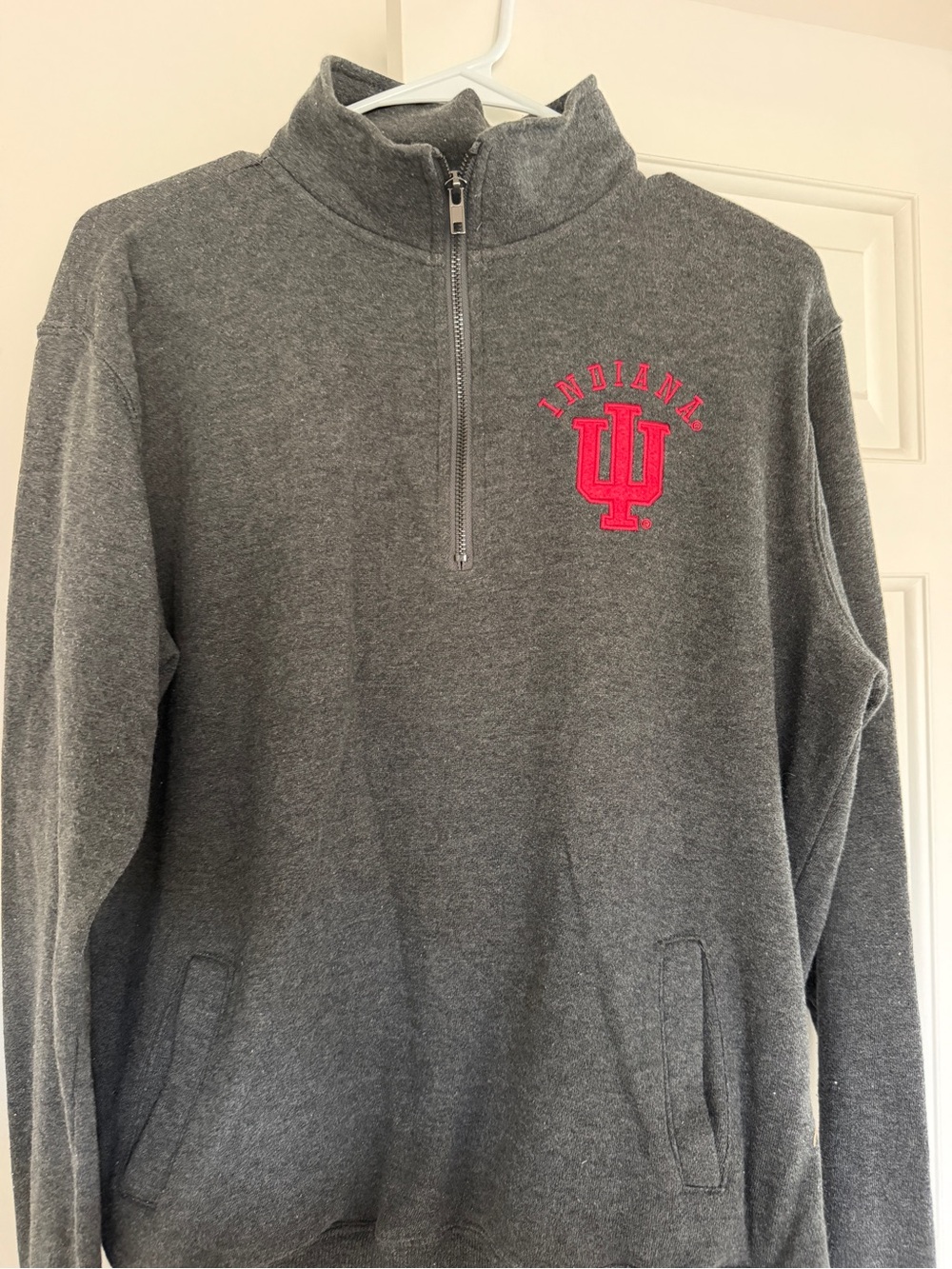 IU Quarter-Zip Pullover Sweatshirt